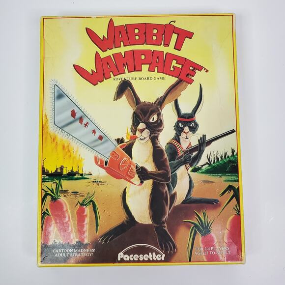 Wabbit Wampage/Wabbit's Wevenge - Pacesetter Games Board Games 1986 - Picture 4 of 16